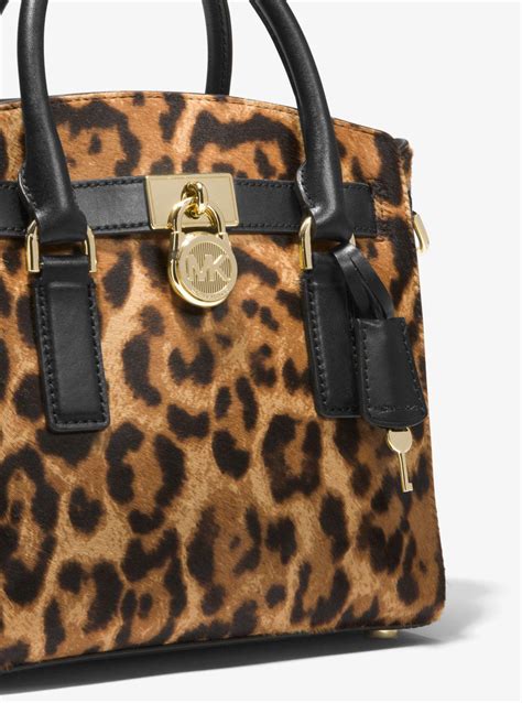 michael kors calf hair handbag|Michael Kors leopard handbag.